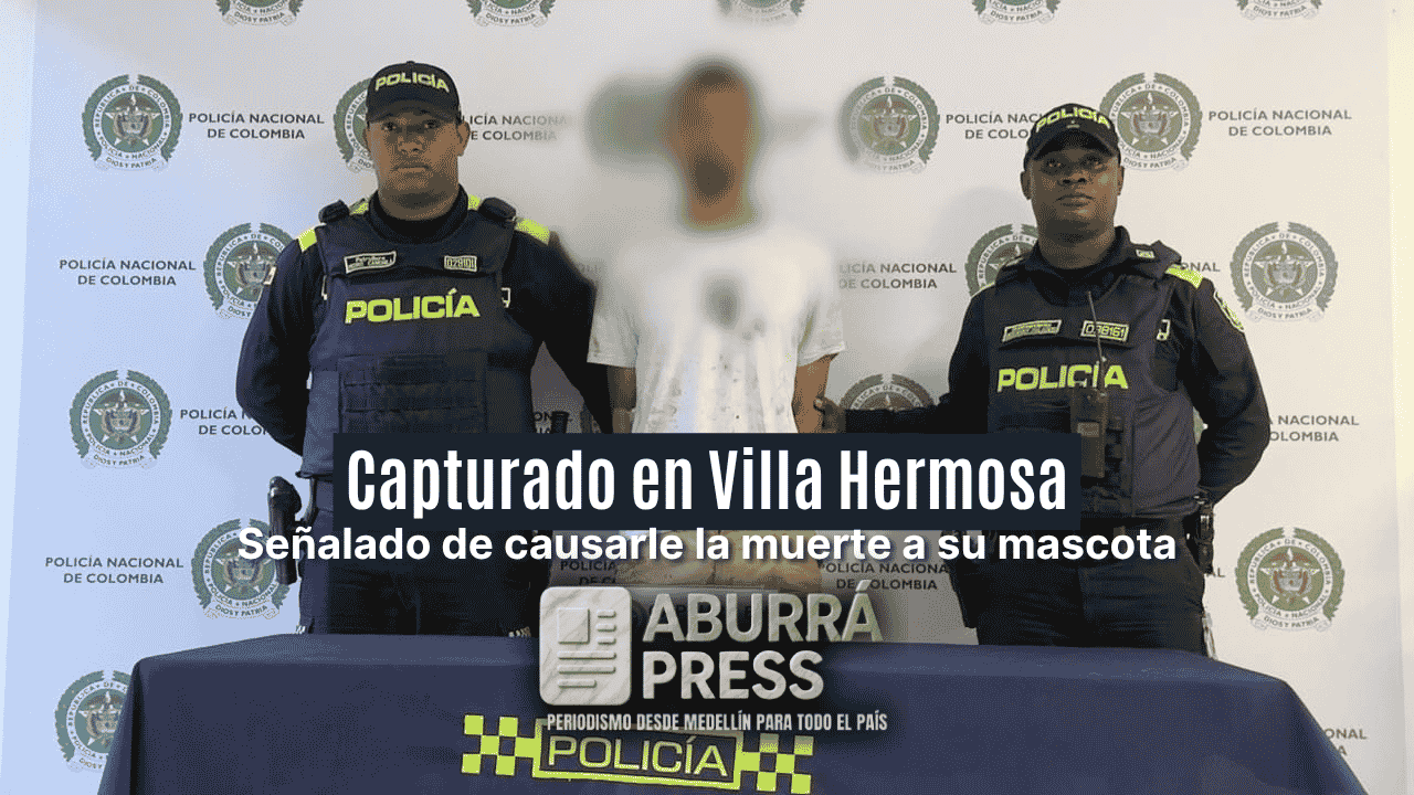 Capturan a hombre señalado de causar la muerte de su mascota en Medellín